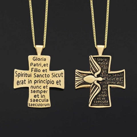 Rosae Crucis Pendant, Rosicrucian Mystical Necklace, Rosae Crucis Symbol Pendant