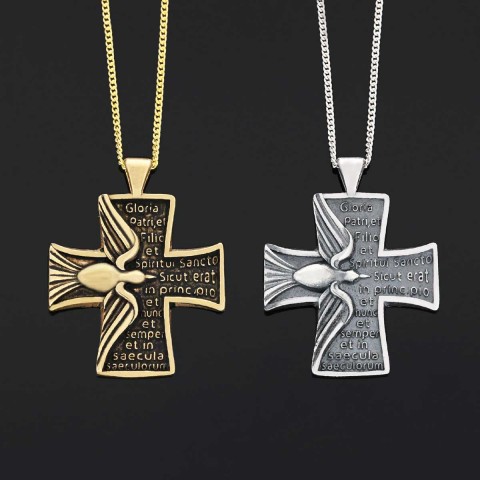 Rosae Crucis Pendant, Rosicrucian Mystical Necklace, Rosae Crucis Symbol Pendant