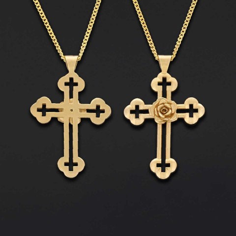 Rosicrucian Order Jewelry, Rosicrucian Spiritual Pendant, Mystical Rosicrucian Symbol Necklace