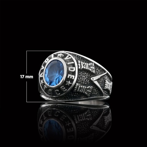 Round Stone Masonic Ring, A Symbol of Strength, Craftsmanship, and Timeless Elegance Mason Ring