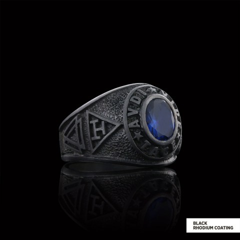 Round Stone Masonic Ring, A Symbol of Strength, Craftsmanship, and Timeless Elegance Mason Ring