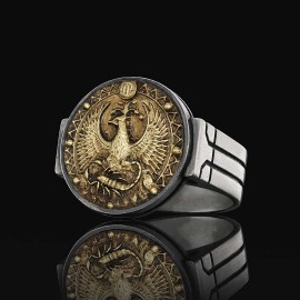 Scorpio Zodiac Round Ring