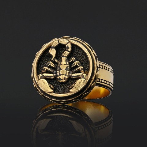 Scorpio Zodiac Silver Ring