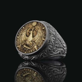 Scorpio Zodiac Silver Ring