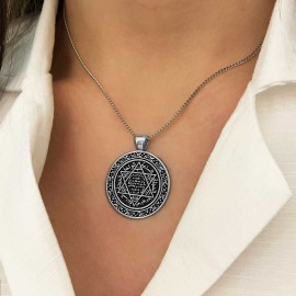 Seal Of Solomon 925 Sterling Silver Pendants