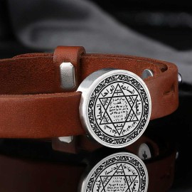 Seal Of Solomon Bracelet 925 Sterling Silver