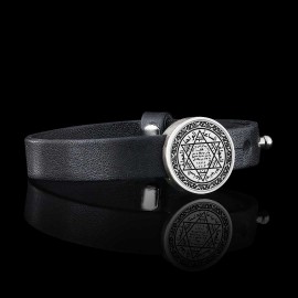 Seal Of Solomon Bracelet 925 Sterling Silver