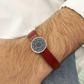 Seal Of Solomon Silver Bracelet