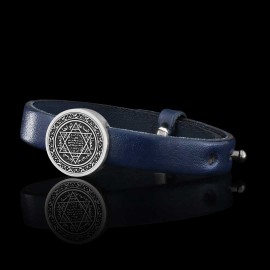 Seal Of Solomon Silver Bracelet