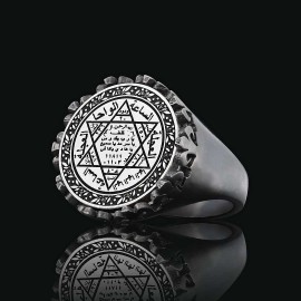 Seal Of Solomon Silver Ring