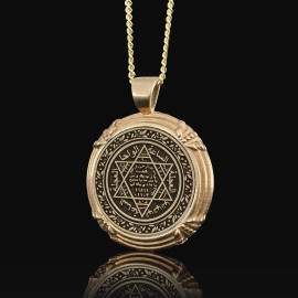 Seal Of Solomon Pendant 925 Sterling Silver