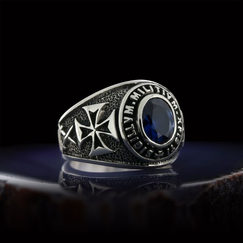 Sigillvm Militvm Xpisti Masonic Ring, Mason Jewelry, Custom Mason Ring