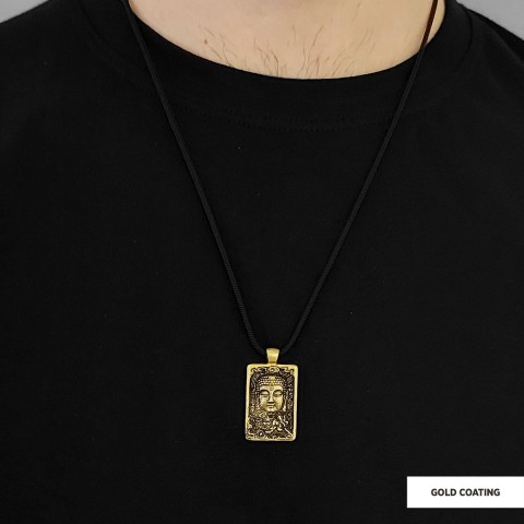 Silver Buddha Pendant