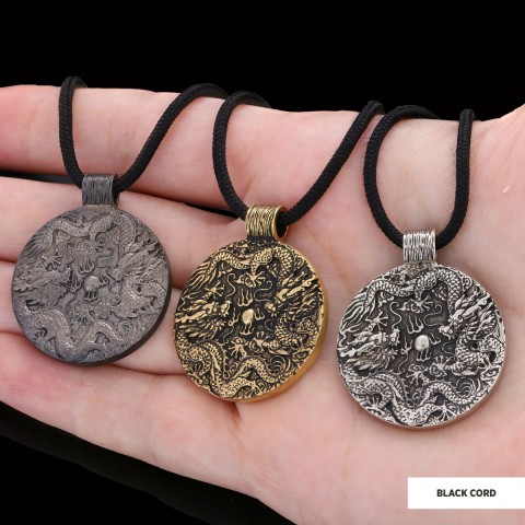 Silver Dragon Pendant