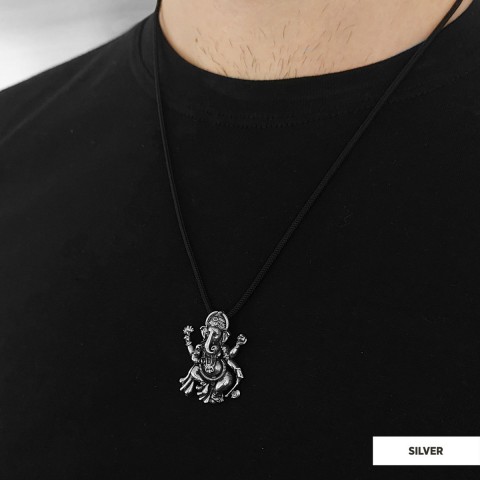 Silver Ganesha Pendant