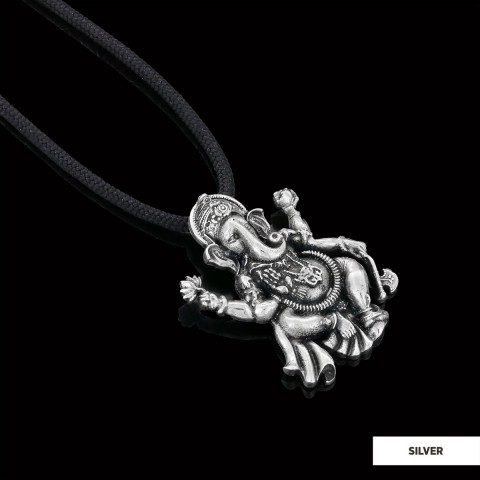 Silver Ganesha Pendant