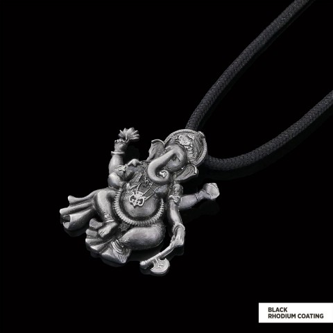 Silver Ganesha Pendant