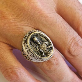 Crown of Light Jesus Ring