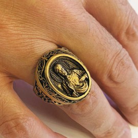 Crown of Light Jesus Ring