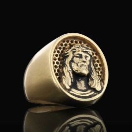 Silver Jesus Ring
