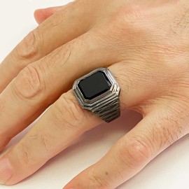Silver Men Ring