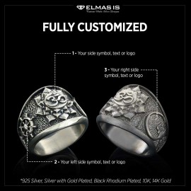 Silver Om Ring