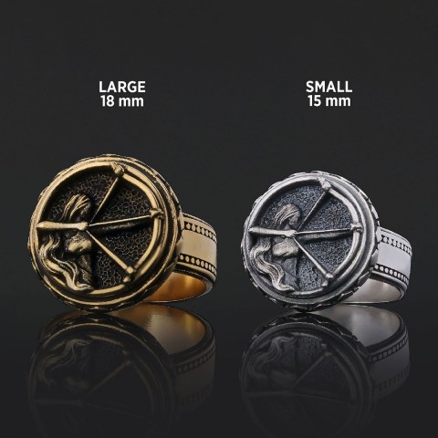 Silver Sagittarius Ring