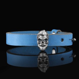 Skull Leather Bracelet
