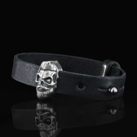 Skull Leather Bracelet