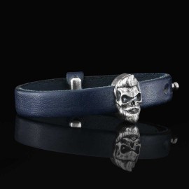 Skull Leather Bracelet