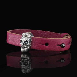 Skull Leather Bracelet