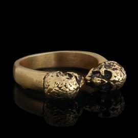 Skull Women 925 Silver Wedding Ring