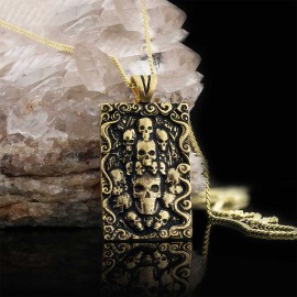 Skulls in Frame Pendant