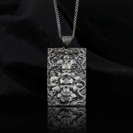 Skulls in Frame Pendant