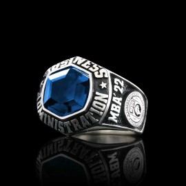 Special Design 925 Sterling Silver Busines Administration Women Ring