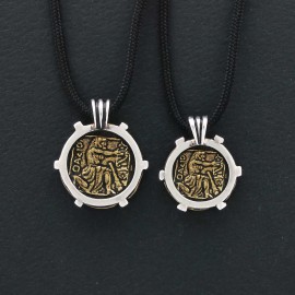Special Design 925 Sterling Silver Coin Women Pendant