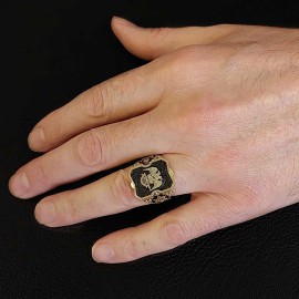 Special Design Handmade Sİlver Masonic Ring