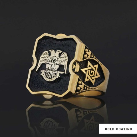 Special Design Handmade Sİlver Masonic Ring