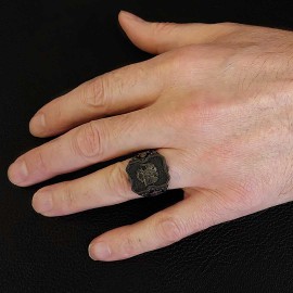 Special Design Handmade Sİlver Masonic Ring