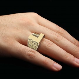 Special Design Silver Letter L Ring