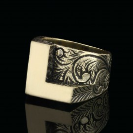 Special Design Silver Letter L Ring