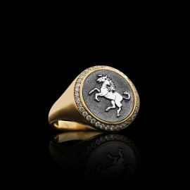 Special Design Silver Unicorn Women Ring