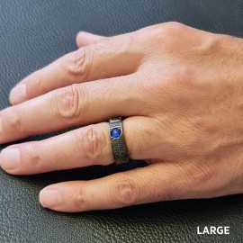 Special Design Steerling Silver Western Governors Universty Class Band Ring