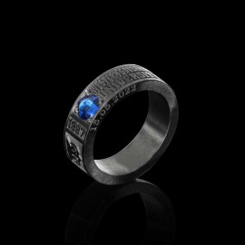 Special Design Steerling Silver Western Governors Universty Class Band Ring