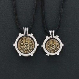 Special Design Sterling Silver Old Rome Coin Women Pendant