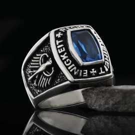 Special Design Stony Einigkeit Recht Freiheit Germany Ring