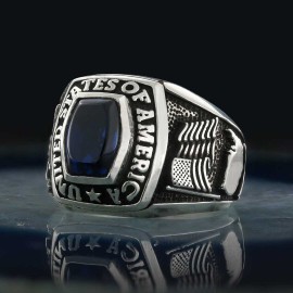 Special Design United States Of America Ring