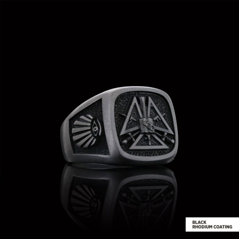 Special Masonic Ring, Freemasonic Ring, Master Mason Ring, Elegant Masonic Ring