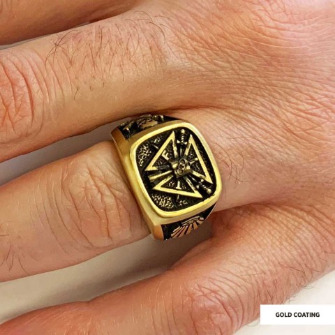 Special Masonic Ring, Freemasonic Ring, Master Mason Ring, Elegant Masonic Ring