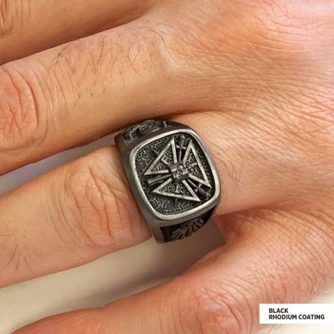Special Masonic Ring, Freemasonic Ring, Master Mason Ring, Elegant Masonic Ring